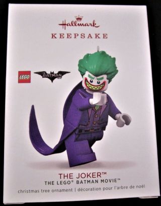 2018 Hallmark Keepsake Ornament The Joker Lego Batman Movie