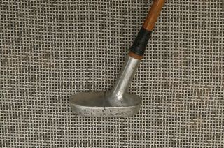 Lefty Antique Vintage Hickory Shaft Schenectady Putter Restored For Play