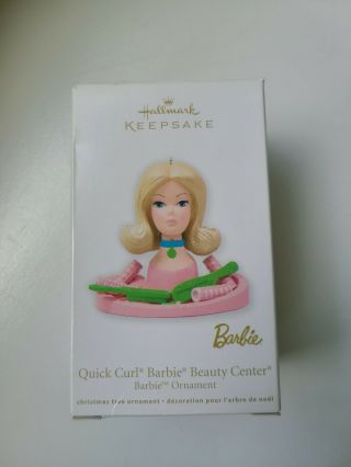 Quick Curl Barbie Beauty Center Hallmark Keepsake Christmas Ornament 2012