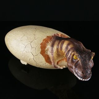 16 " Tyrannosaurus Rex Dinosaur Egg Fossil Figure Animal Model Toy Collectordecor