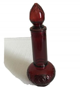 Vintage Red Avon Topaze Cologne 3 Fl.  Oz Bottle (empty)
