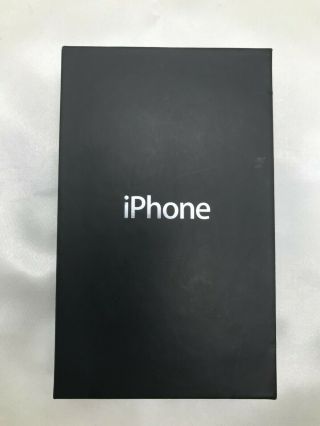 Vintage Apple Iphone 2g Slim Empty Box - Black