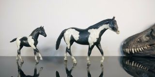Vintage Breyer Mare And Foal Set Rare