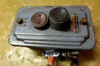 Vintage Cutler Hammer Control Start/stop On/off Switch