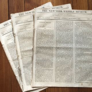 3 1812 War Of 1812 Newspapers Uss Constitution Defeat Guerierre 1st Naval Battle