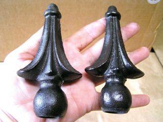 Fourteen Solid Cast Iron Steeple Finials Oil Rubbed Bronze Finish