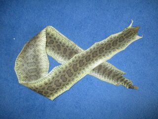Rattlesnake Skin Prairie Rattle Snake Hide Soft Tanned Wrap Pen Blanks 40 In.  X6