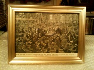 View Of The National Convention Of 1900 Antique Framed Print From 1901