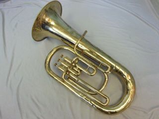 Vintage Solid Quality Elkhart Baritone Horn,  Case
