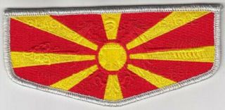 Bsa Oa Black Eagle Lodge 482 Transatlantic Council North Macedonia Flap Patch
