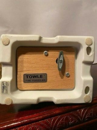Towle Vintage Music Box Owl On Branch Fine Porcelain 3