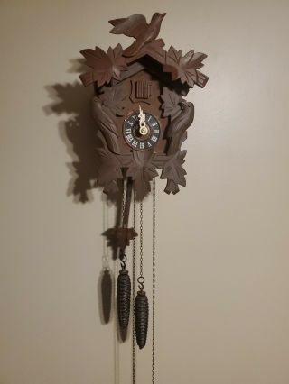 Vintage 1920 German Black Forest Cuckoo Clock