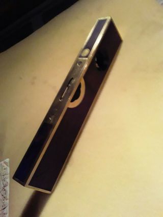Vintage Brass & Rosewood Stratton Brothers 10” Level