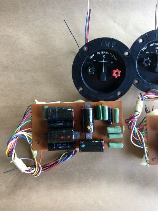 Pair Vintage IMF Speaker Crossovers with Crossover Plug In Ports TLS80.  Kef 2