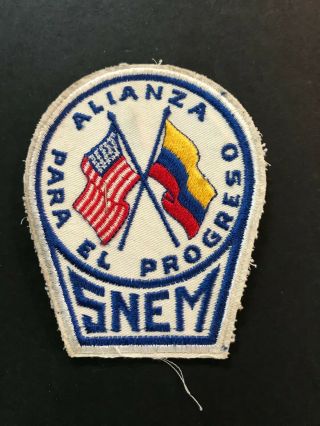 1961 John F.  Kennedy Program Patch Alianza Para El Pregreso Us Latin America Co.