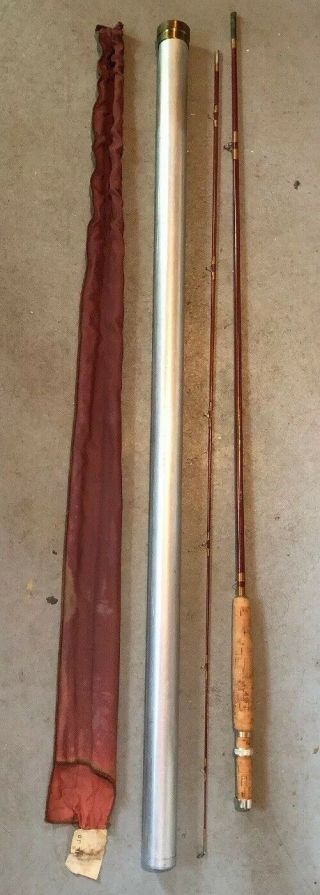 Vintage Silaflex Medallion Mf70 Fishing Rod With Tube And Sock