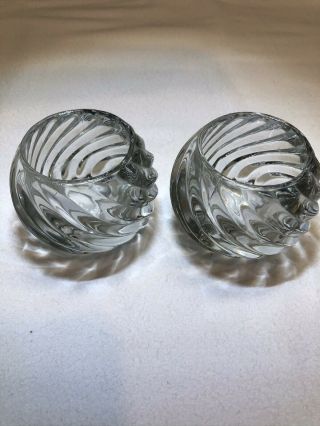 Partylite " Illusions " Glass Tealight & Votive Candle Holders 0463