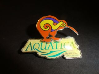 Seaworld Orlando Marine Zoological Park Fl Aquatica Rare Discontinued Pin