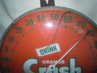 VTG 1950 ' s Drink Orange Crush 12 