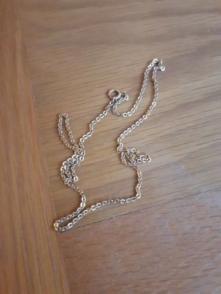 Vintage 9ct Solid Gold Hallmarked Chain Necklace