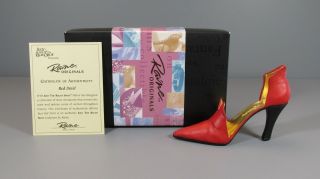 1999 Just The Right Shoe By Raine " Red Devil " Shoe Figure 25082