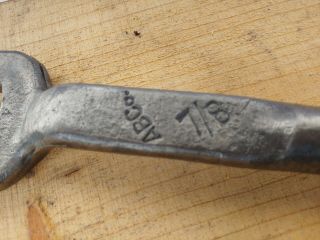 Vintage American Bridge Co.  ABCo Spud Wrench 7/8 Iron Worker Ironworker Tool 2