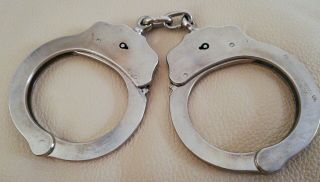 Vintage Peerless® Chain Link Handcuffs W/ No Key " Rare.  "