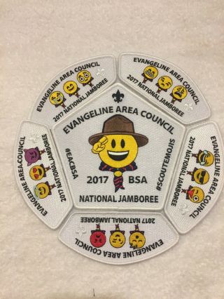 2017 National Jamboree 6 Piece Jsp Set Evangeline Council Emoji