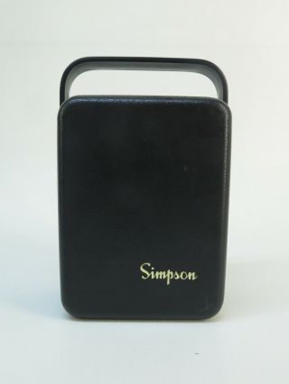 Simpson Model 260 Series 7m Analog Meter Multimeter With Leads