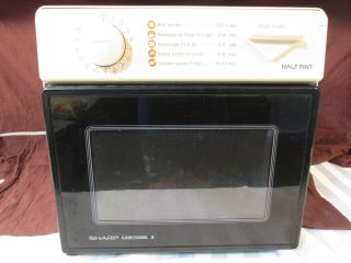 Sharp Half Pint Carousel Ii R - 1m53 Compact Microwave Oven.  5cf White Vintage