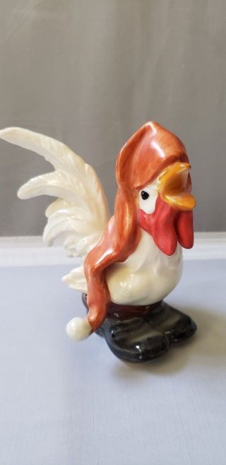 Vintage Goebel Animals Of The World Anthropomorphic Rooster With Hat W Germany