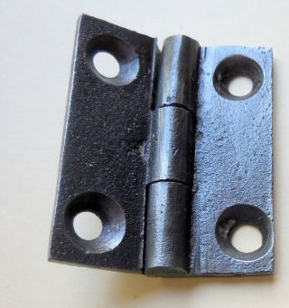 8 Antique Cast Iron Butt Hinge - 2 " X 1 5/8 ",  2 Hole