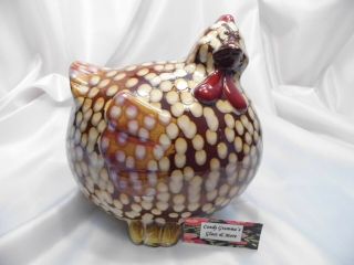 Large Ceramic Chicken Hen