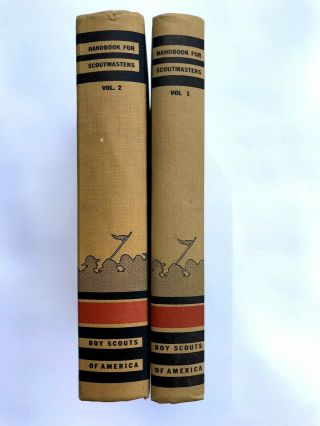 Boy Scouts Handbook For Scoutmasters Vol 1 And 2,  1942 and 1942 3