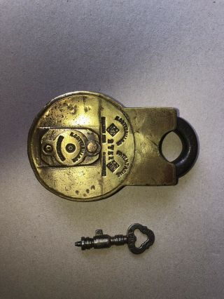 Vintage Padlock E.  Cotterill & Co Antique Padlock Spares Or Repairs Not