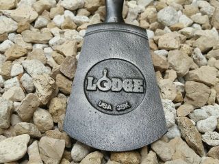 VINTAGE LODGE CAST IRON SPATULA MADE FROM A 3 SKILLET 2