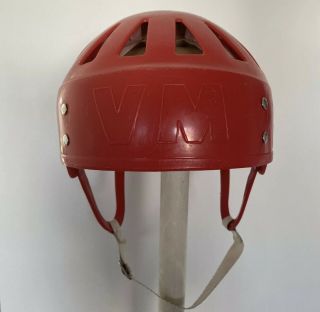 JOFA Hockey Helmet Gretzky Style 22551 SR Senior VM Red Vintage Orginal 2