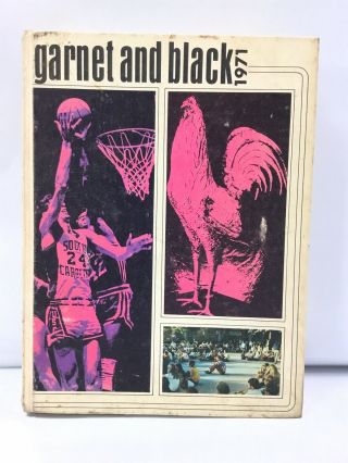 University Of South Carolina Garnet And Black 1971 Yearbook Ncaam Acc Title Usc