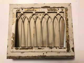 Vintage Metal Wall Register (vent Grate Cover Heat Floor Air Return)