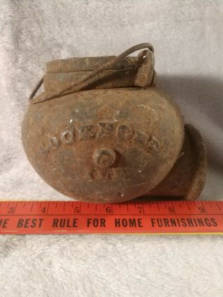 Vintage Antique Cast Iron Hand Water Pump Diverter Ward Pump Co.  Rockford Ill.
