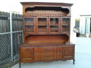 Wood China Cabinet Vintage 1964 Thomasville Local Pick Up Only Riverside,  Calif