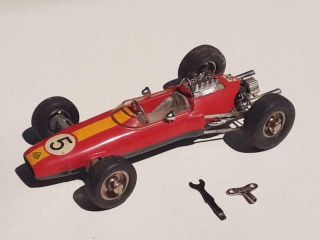 Vintage 1071 Schuco Red 5 Lotus Formula F1 Racer - - Wrench & Key - Nr