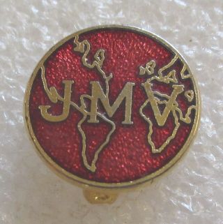 Vintage Junior Missionary Volunteer Jmv Lapel Pin - Adventist Pathfinders Sda Mv