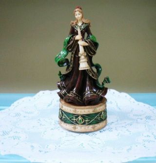 Christmas " Hark The Harold Angels Sing " Lady Wind - Up Music Box