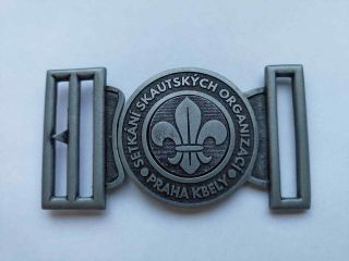 Scout Belt Buckle From Czech Republic - Meeting Of Scout Organizations 2020
