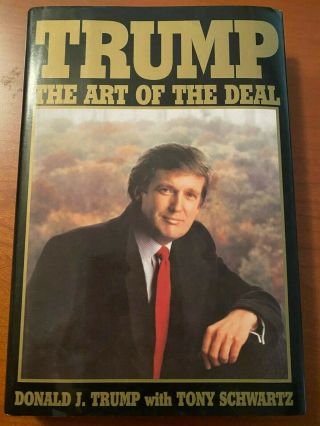 Rare President Donald Trump Art Of The Deal Book 1987 First Edition Hc/dj