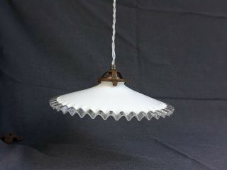 Vintage French Counterbalance Rise And Fall Light Fixture