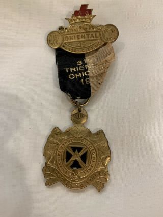 Knights Templar 31st Triennial Chicago 1910 Kansas City Oriental 35