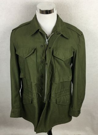 Vintage M1951 Military Field Jacket Small Regular Dated 1961 Vietnam Euc