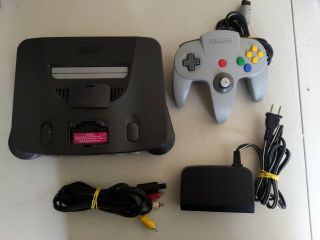 Vintage Nintendo 64 N64 System Console W/controller Authentic Console